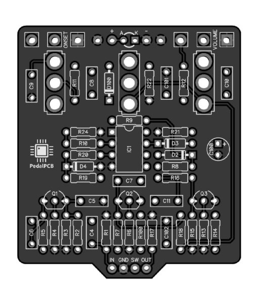 PedalPCB Calamity Fuzz PCB Preview