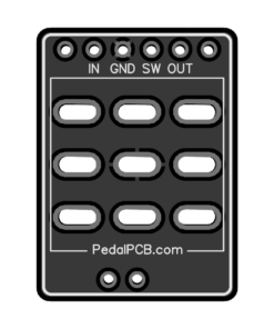 PedalPCB Illuminated 3PDT Breakout Board
