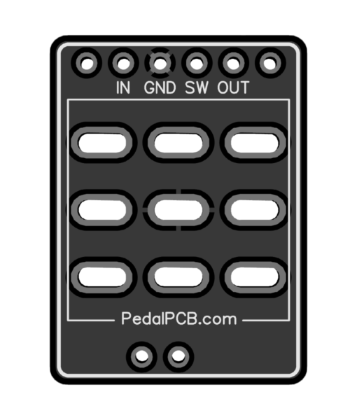 PedalPCB Illuminated 3PDT Breakout Board