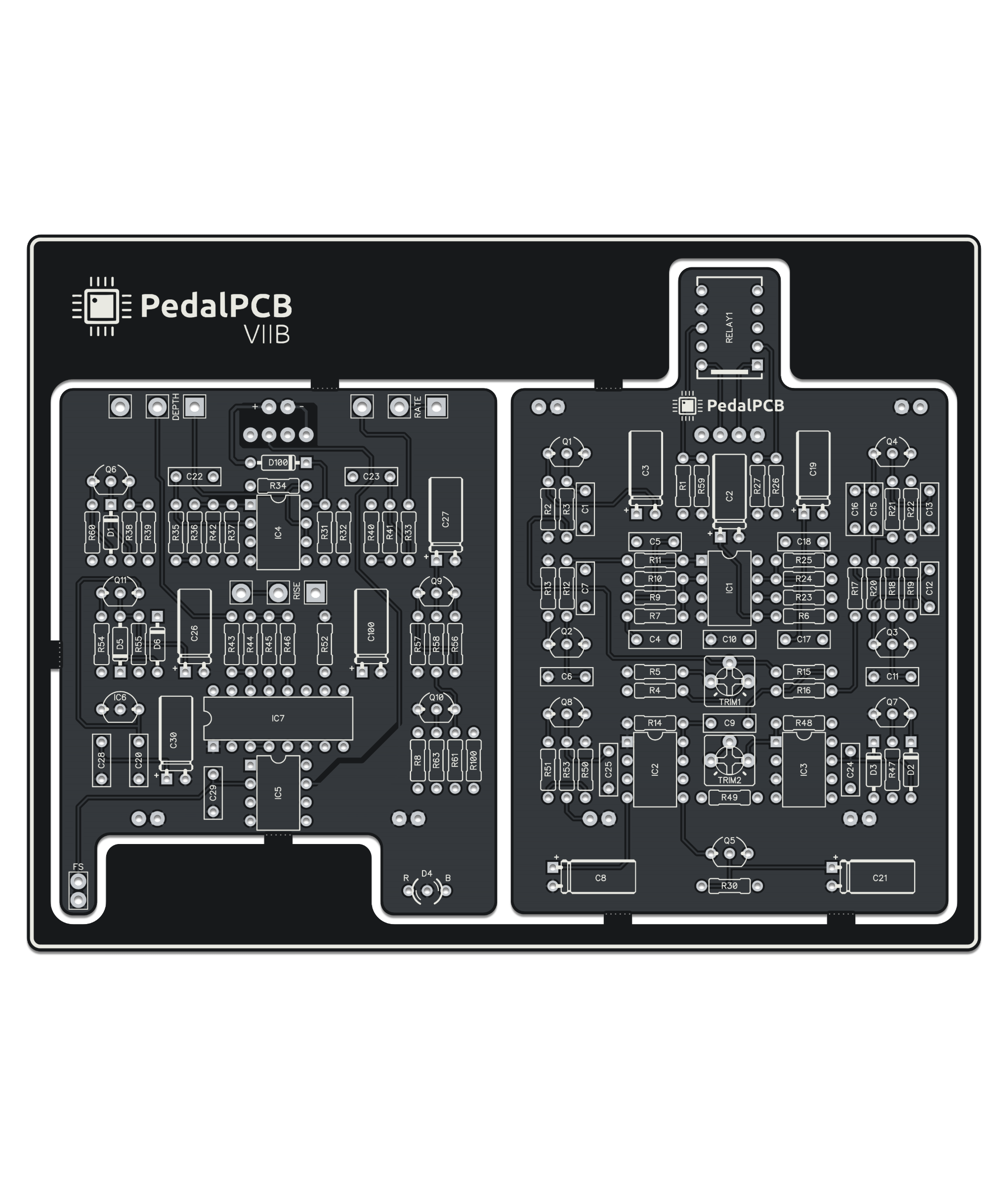 VIIB Vibrato - PedalPCB.com