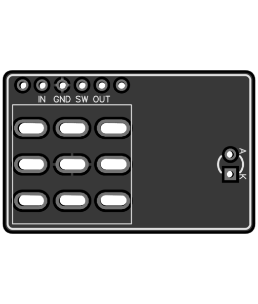 3PDT Breakout Board with LED