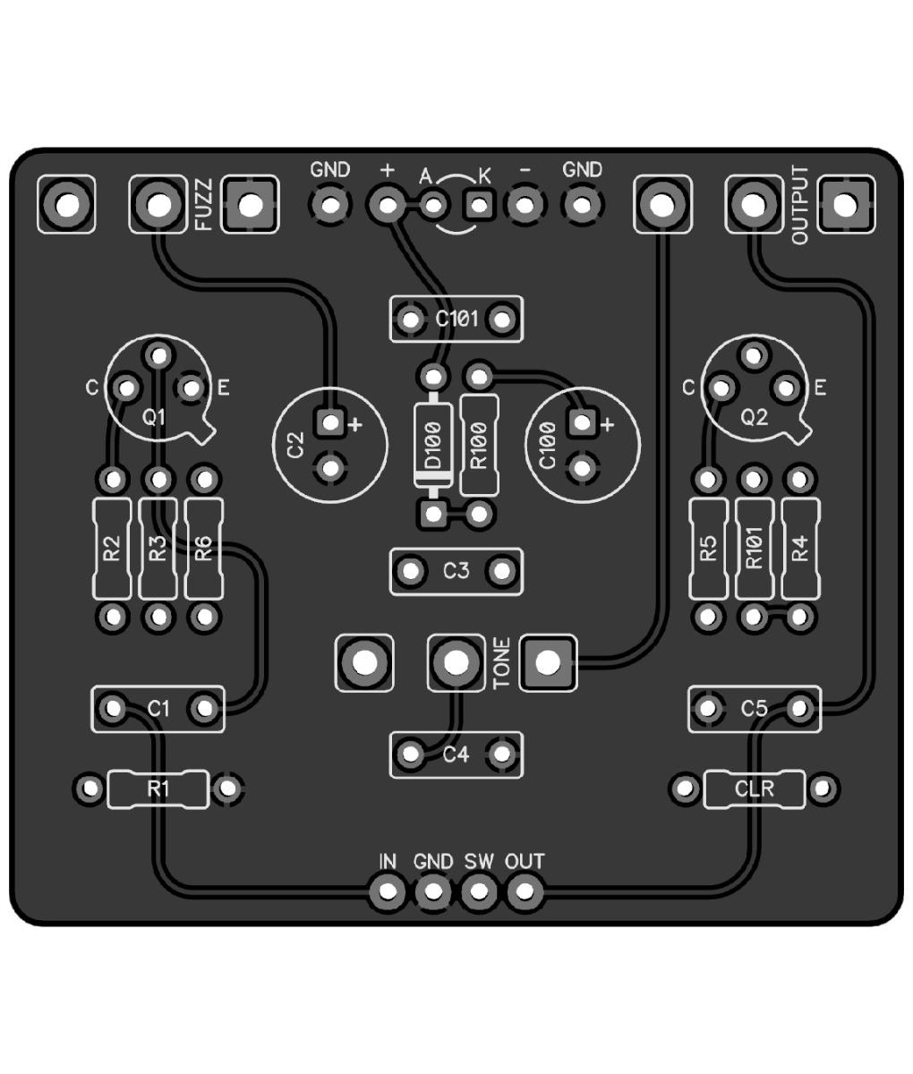 Fudge Round Fuzz - PedalPCB.com