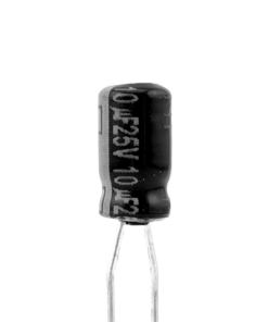 10uF / 25V Aluminum Electrolytic Capacitor