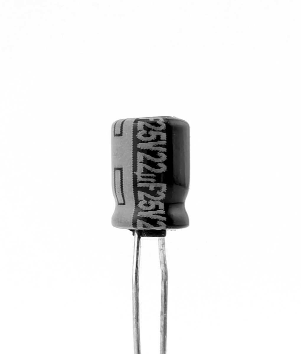 v iedit 25AW 完売品Clash Fur N2B 22uF / 25V Aluminum Electrolytic
