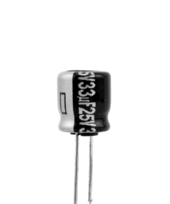 33uF / 25V Aluminum Electrolytic Capacitor