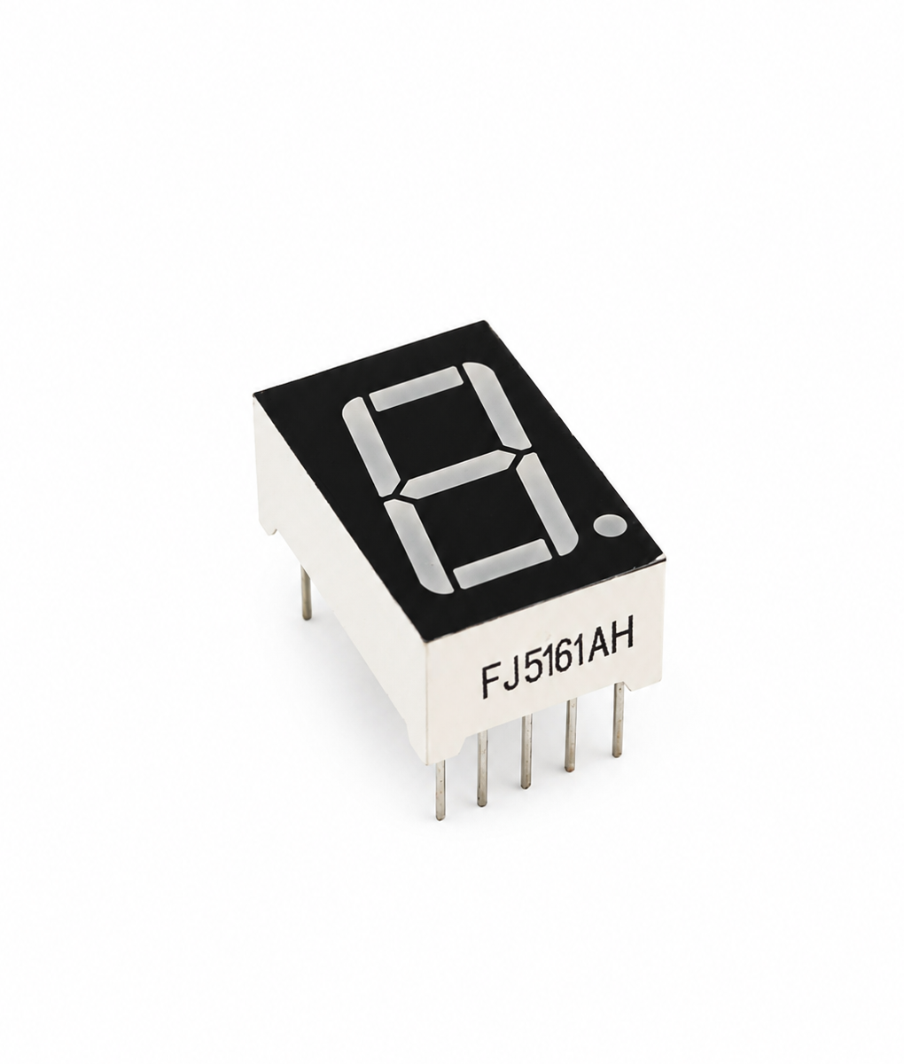 7 Segment LED Display (Red, 0.5″, Common Cathode)